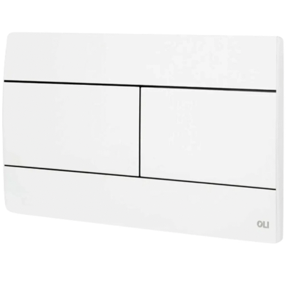 Комплект Инсталляция OLI 80 ECO mechanic с кнопкой Slim белая + Унитаз подвесной Knois безободковый, с крышкой